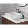 776-BL-DST Stryke 6.56-in x 4.38-in x 11.19-in Single Handle Vessel Bathroom Faucet, Matte Black