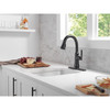 9979TL-BL-DST Coranto 9.06-in x 4.63-in x 14.38-in Touch2O Bar and Prep Faucet with Touchless Technology, Matte Black