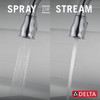 9678TL-DST Leland 9.13-in x 3.50-in x 14.56-in Touch2O Bar and Prep Faucet with Touchless Technology, Chrome
