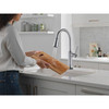 9184TL-AR-PR-DST Renaldi 11.56-in x 2.81-in x 17.00-in Touch2O Kitchen Faucet with Touchless Technology, Lumicoat Arctic Stainless