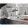 9184TL-AR-PR-DST Renaldi 11.56-in x 2.81-in x 17.00-in Touch2O Kitchen Faucet with Touchless Technology, Lumicoat Arctic Stainless
