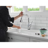 9178TLV-DST Leland 11.63-in x 10.75-in x 15.38-in VoiceIQ Kitchen Faucet with Touch2O with Touchless Technology, Chrome