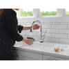 9178TLV-DST Leland 11.63-in x 10.75-in x 15.38-in VoiceIQ Kitchen Faucet with Touch2O with Touchless Technology, Chrome