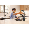 9178TLV-BL-DST Leland 11.63-in x 10.75-in x 15.38-in VoiceIQ Kitchen Faucet with Touch2O with Touchless Technology, Matte Black