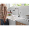 9178TLV-AR-DST Leland 11.63-in x 10.75-in x 15.38-in VoiceIQ Kitchen Faucet with Touch2O with Touchless Technology, Arctic Stainless