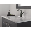 676-BL-DST Stryke 4.38-in x 6.56-in x 8.94-in Single Handle Mid-Height Bathroom Faucet, Matte Black