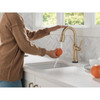 9984TL-CZ-PR-DST Renaldi 8.81-in x 2.81-in x 15.00-in Touch2O Bar and Prep Faucet with Touchless Technology, Lumicoat Champagne Bronze