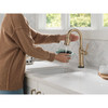 9984TL-CZ-PR-DST Renaldi 8.81-in x 2.81-in x 15.00-in Touch2O Bar and Prep Faucet with Touchless Technology, Lumicoat Champagne Bronze