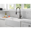 9613-RB-DST Essa 11.50-in x 4.13-in x 19.38-in Single-Handle Pull-Down Spring Kitchen Faucet, Venetian Bronze
