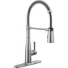 9613-AR-DST Essa 11.50-in x 4.13-in x 19.38-in Single-Handle Pull-Down Spring Kitchen Faucet, Arctic Stainless