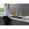 9179TL-CZ-DST Coranto 11.56-in x 10.75-in x 15.63-in Touch2O Kitchen Faucet with Touchless Technology, Champagne Bronze