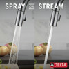 9159TLV-DST Trinsic 11.38-in x 4.19-in x 16.19-in VoiceIQ Kitchen Faucet with Touch2O with Touchless Technology, Chrome