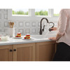 9178TLV-RB-DST Leland 11.63-in x 10.75-in x 15.38-in VoiceIQ Kitchen Faucet with Touch2O with Touchless Technology, Venetian Bronze