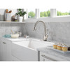 9178TLV-SP-DST Leland 11.63-in x 10.75-in x 15.38-in VoiceIQ Kitchen Faucet with Touch2O with Touchless Technology, Spotshield Stainless