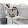 9179TL-BL-DST Coranto 11.56-in x 10.75-in x 15.63-in Touch2O Kitchen Faucet with Touchless Technology, Matte Black