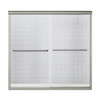Sterling 5406-59N-G05 Finesse 59.25-In X 58.75-In Frameless Alcove Shower Door With Clear Glass