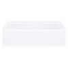 Sterling 61041120-0 All Pro Vikrell 60.25-In Alcove Bathtub With Right Hand Drain