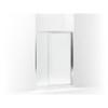 42-in to 48-in Pivot Shower Door in Silver