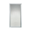31-1/4-in to 36-in Framed Pivot Shower Door in Silver