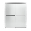 581075-59S-G03 54.37-in to 59.37-in W x 69.68-in H Sliding Shower Door in Silver