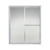 51-in to 56-in W x 70-in H Sliding Shower Door in Silver