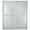 54.375-in to 59.375-in W x 70-in H Sliding Shower Door in Silver
