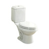 1.6 / 0.8-GPF 12-in Rough-In WaterSense Elongated Dual-Flush 2-Piece Standard Height Toilet in White