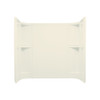 55-in x 60-in x 31.25-in Vikrell Shower Wall Surround Side and Back Panels in Biscuit