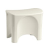 Composite Freestanding Shower Seat in Biscuit