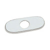 07551000 6-in Euro Escutcheon in Chrome