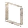 WTBK547-49 Saramar 54-in x 54-in x 7.5-in Window Trim, Sand Creme