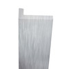 OTTK962-186 Lusso 1-in x 2-in x 96-in Over-Tile Trim, Glacier Grey