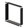 WTBK367-09 36-in x 36-in x 7.5-in Window Trim, Black