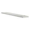 WC696-47 Saramar .5-in x 6-in x 96-in Surface Wall Cap, White Venito