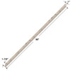 EM981-49 Saramar 1-in x 1.87-in x 98-in Transition Edge Molding, Sand Creme