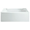 Sterling 7116R-5405SC-0 Accord 60-in x 36-in Vikrell 5-Piece Bath and Shower Kit with Clear Door