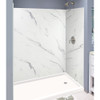 Transolid EWK603672-41 Expressions 36" X 60" X 72" 3-Piece Tub/Shower Wall Kit, In Bianca 1