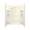Sterling 7223-5475SC-96 Ensemble 60-in x 34-in Vikrell 5-Piece Shower Kit with Clear Door