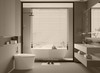 TASB-01 Azalea 1-Piece 1.45/1.08 GPF Dual Flush Elongated Smart Bidet Toilet With Sensor, White