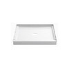 Sterling 7230-6305NC-B-0 Store+ 36-in x 34-in Vikrell 5-Piece Shower Kit with Backers/Clear Door