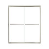 Sterling 7233-5475NC-B-96 Store+ 60-in x 34-in Vikrell 5-Piece Shower Kit with Backers/Clear Door