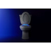 Brella Skirted Elongated 2PC Toilet with Cachet Nightlight Toilet Seat, In White