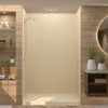 30-in x 60-in x 75-in Solid Surface Left-Hand Alcove Shower Kit in Sea Shore