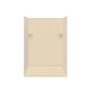 30-in x 60-in x 75-in Solid Surface Right-Hand Alcove Shower Kit in Sea Shore