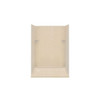 32-in x 60-in x 75-in Solid Surface Left-Hand Alcove Shower Kit in Matrix Khaki