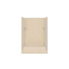 36-in x 60-in x 75-in Solid Surface Alcove Shower Kit in Matrix Khaki