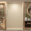 36-in x 60-in x 75-in Solid Surface Alcove Shower Kit in Matrix Khaki