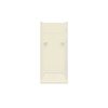 36-in x 36-in x 99-in Solid Surface Alcove Shower Kit with Extension in Biscuit