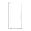RPD3676108C-PC Rynolds 36-in x 76-in Pivot Shower Door With 5/16-in Clear Glass And Sampson Double-Sided Handles, Polished Chrome