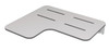 26 in. x 22.5 in. Right Hand L-Shaped Transfer Style Shower Seat, White, LTSSS2623R